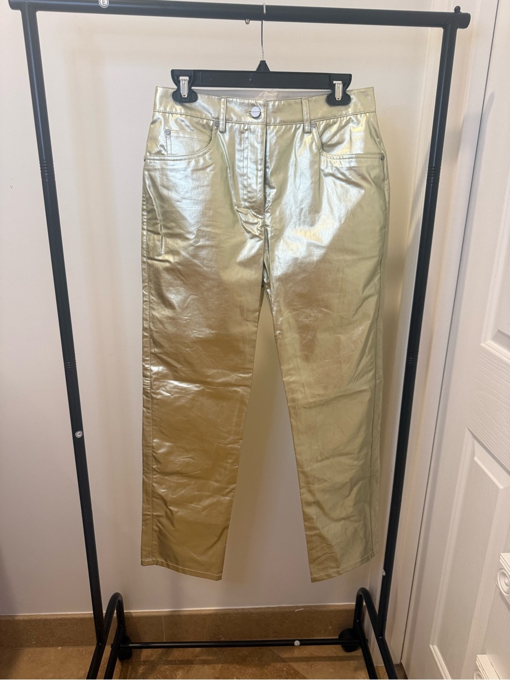 TWP Metallic Champagne Pants - Size 25